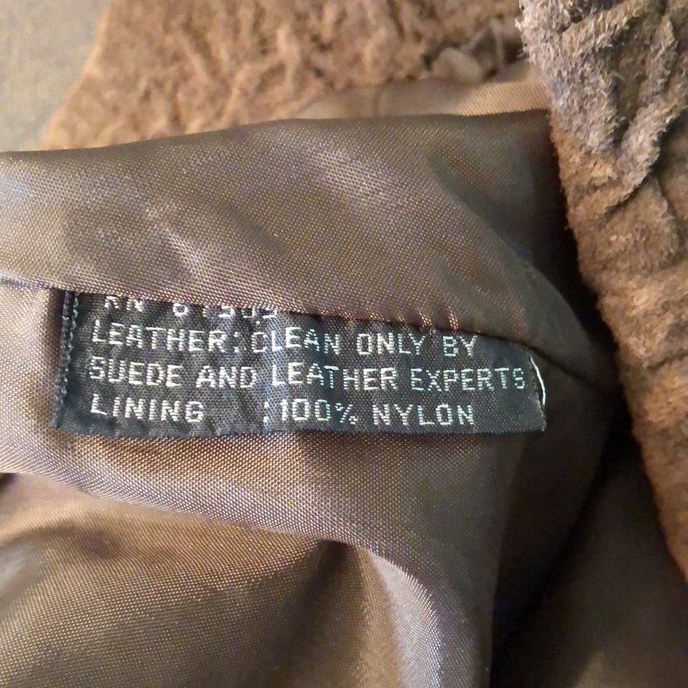 Vintage Pia Rucci Suede Leather Skirt - Picture 11 of 11